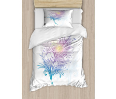 Bohemian Silhouette Plume Duvet Cover Set