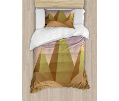 Pyramids Dune Sand Duvet Cover Set