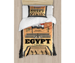 Exotic Tour Flag Duvet Cover Set