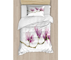 Magnolia on a Branch Duvet Cover Set