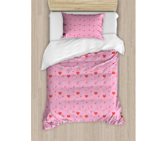 Hearts and Cupid Duvet Cover Set