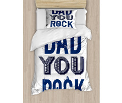 Big Grunge Lettering Duvet Cover Set