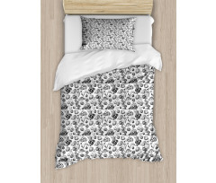 Nostalgic Engraving Berries Duvet Cover Set