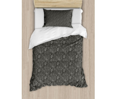 Modern Streaks and Beams Duvet Cover Set