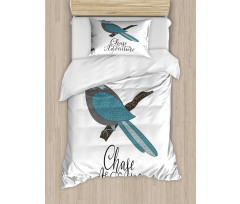 Chase Adventure Exotic Bird Duvet Cover Set