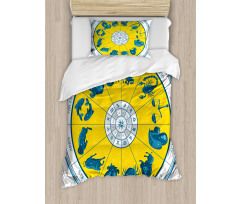 Zodiac Natal Chart Duvet Cover Set