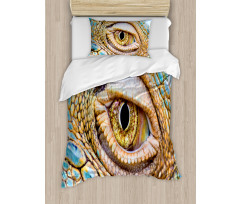 Tropic Reptiles Iguana Duvet Cover Set