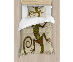 Lizard Pattern Duvet Cover Set