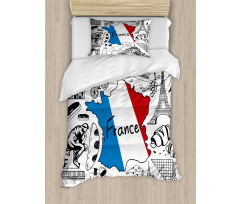 French Culture Duvet Cover Set