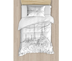 Cityscape Art Duvet Cover Set