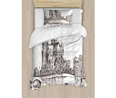 Old Engraved Duvet Cover Set