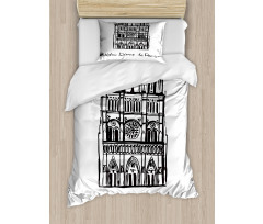 Simple Sketch Duvet Cover Set