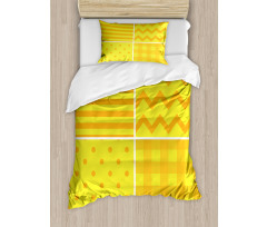 Retro Patterns Zigzag Duvet Cover Set