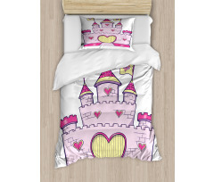 Fantasy Princess Fortress Duvet Cover Set