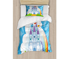 Rainbow Fortress Princess Duvet Cover Set