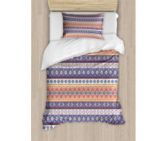 Mexican Inspired Lines Art Duvet Cover Set