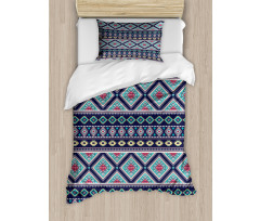 Folkloric Geometrical Art Duvet Cover Set