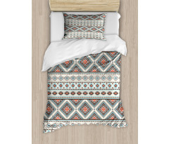 Retro Style Native Ornaments Duvet Cover Set