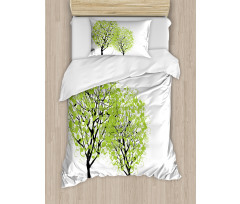 Warm Season Tree Duvet Cover Set