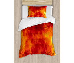 Fire and Flames Design Duvet Cover Set