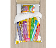 Typography and Skyline Duvet Cover Set