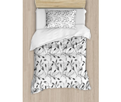 Autumn Leaves and Branches Duvet Cover Set