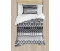 Nordic Snowflake Pattern Duvet Cover Set