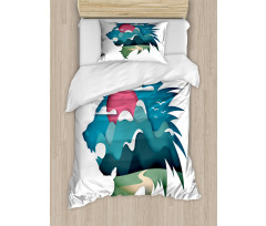 Creative Landscape Animal Duvet Cover Set