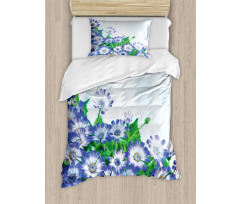 Wildflowers in Grass Duvet Cover Set