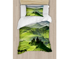 Sunrise in the Valley Duvet Cover Set