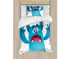 Roaring Monstrous Character Duvet Cover Set