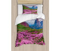 Mountain Village Fall Duvet Cover Set