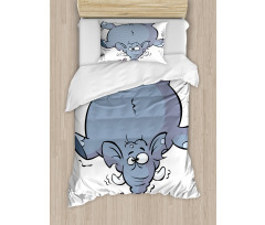 Rabbit Mascot Animal Duvet Cover Set