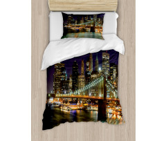 Nighttime Picturesque Duvet Cover Set