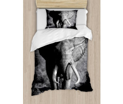 Exotic Wildlife Elephant Duvet Cover Set