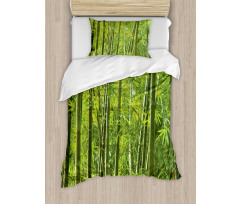 Exotic Tropical Bamboo Duvet Cover Set