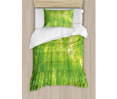 Exotic Wildlife Plants Duvet Cover Set