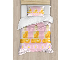 Lotus Flower Ethnic Art Duvet Cover Set