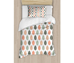 Rhythmic Autumnal Leaves Duvet Cover Set