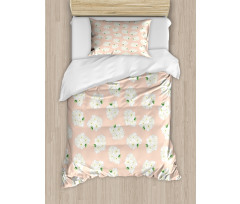 Jasminum Sambac Naive Nature Duvet Cover Set