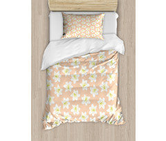 Abstract Lilium Candidum Duvet Cover Set