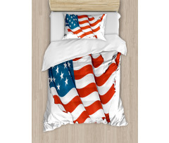 United States Flag Duvet Cover Set