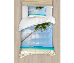 Coconut Palms Island Duvet Cover Set