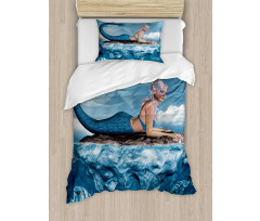 Mythical Sea Graphic Duvet Cover Set