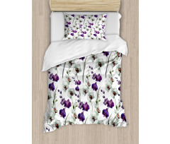 Wild Orchid Bloom Duvet Cover Set