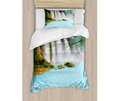 Lake and Swans Nature Duvet Cover Set