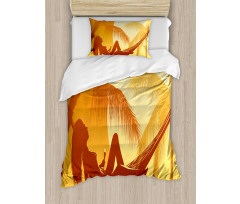 Majestic Sunset View Duvet Cover Set