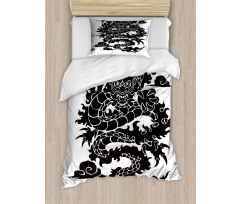 Cultural Chinese Silhouette Duvet Cover Set