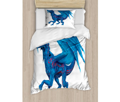 Wild Creature with Wings Duvet Cover Set