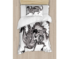 3 Headed Wild Character Duvet Cover Set